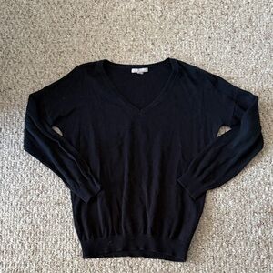 Banana Republic Classic Black V-Neck Sweater